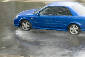 Driving in the rain