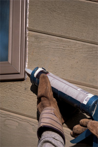 Home maintenance caulking