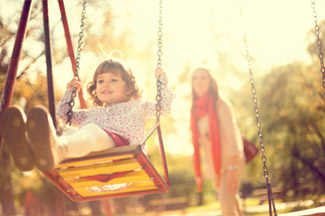 Child on a Swing